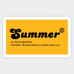 Summer Four Seasons Magnet